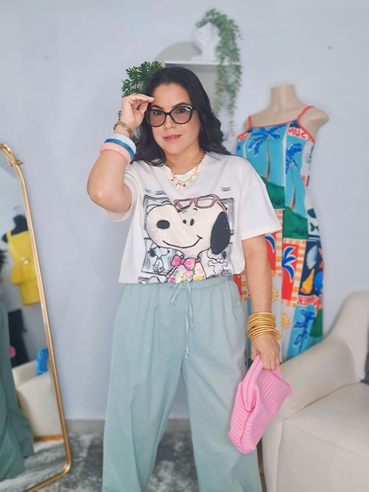 Top OFF White Snoopy