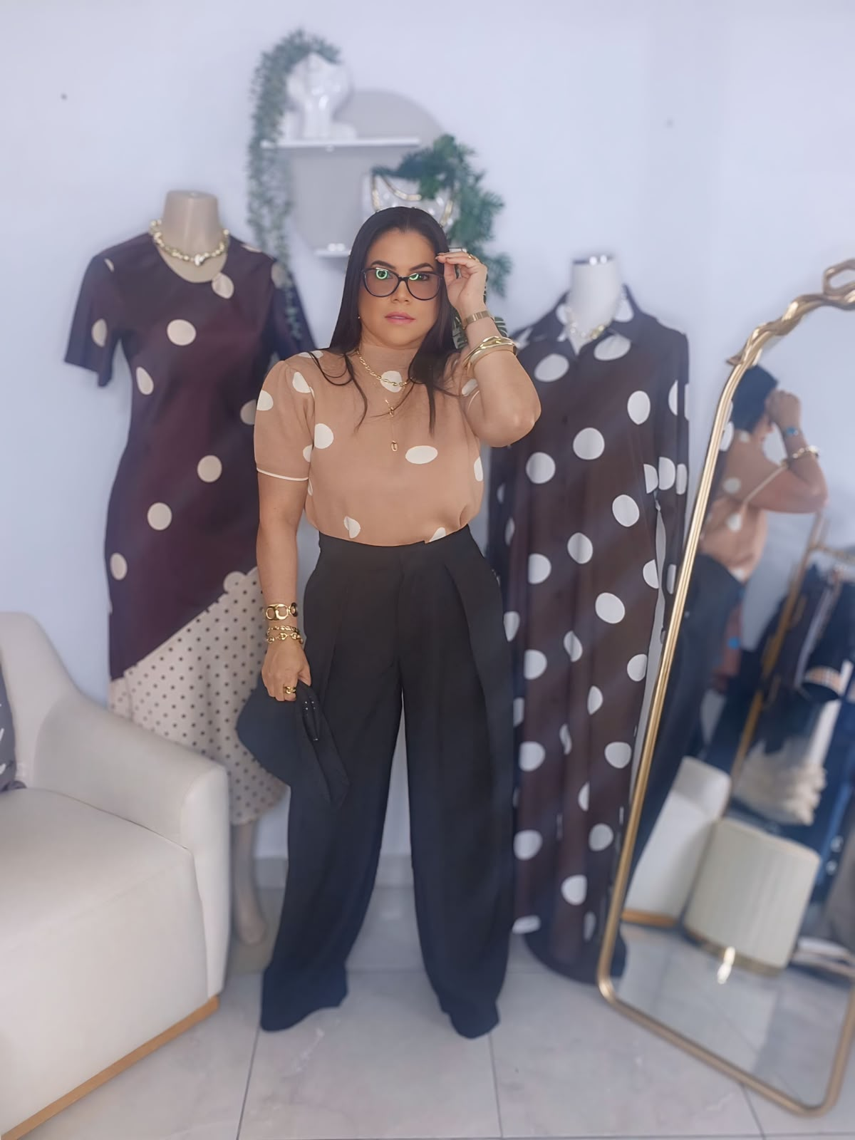 Blusa Polka Dots Milano