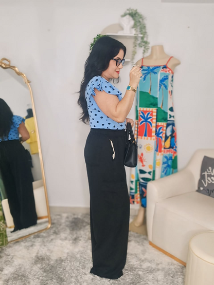 Blusa Blue dots