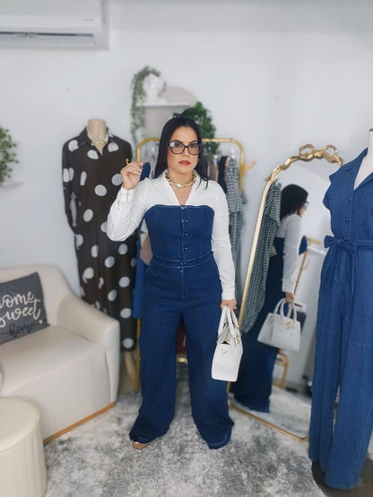 Jumpsuit Denim Corset
