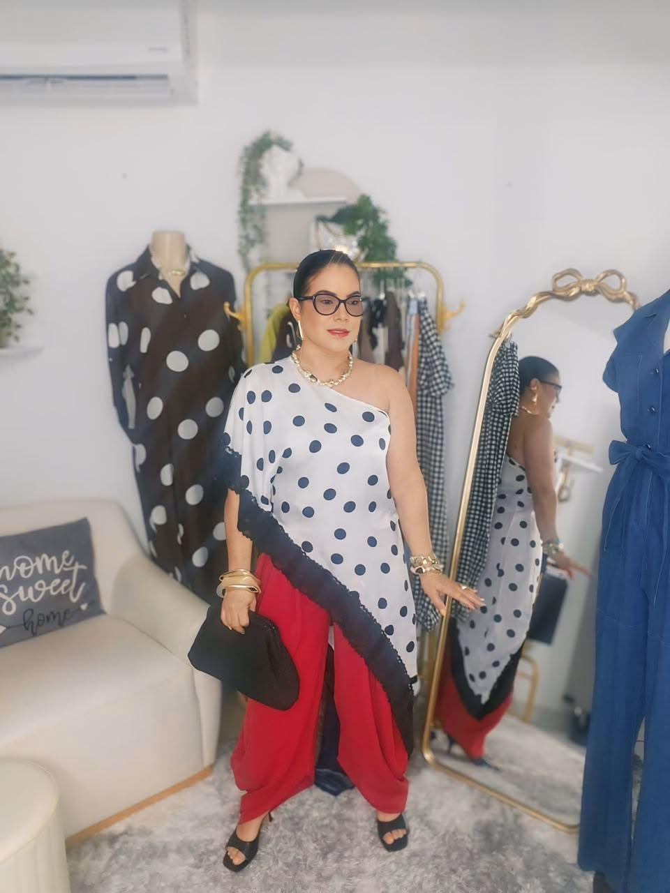 Polka Dot Chic Top