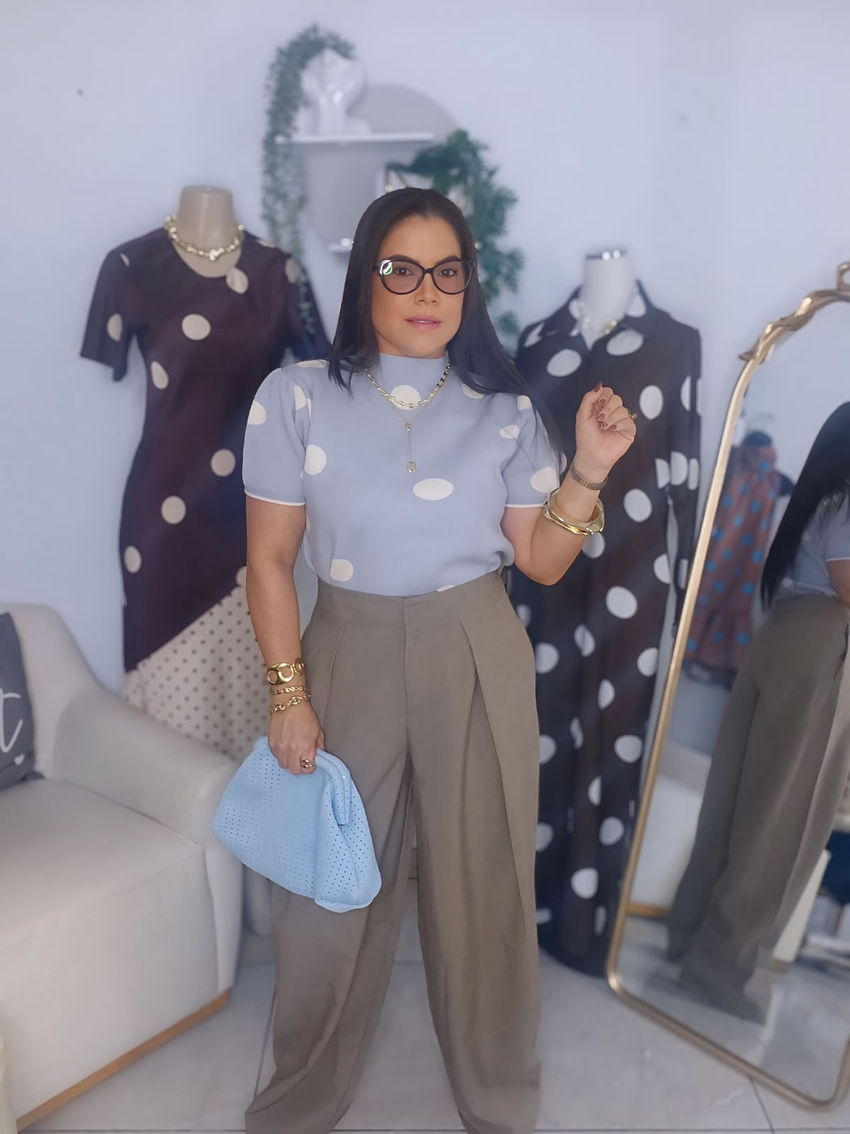Blusa Polka Dots Milano