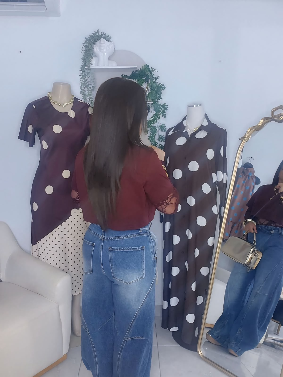 Denim Cruzado Wide Leg